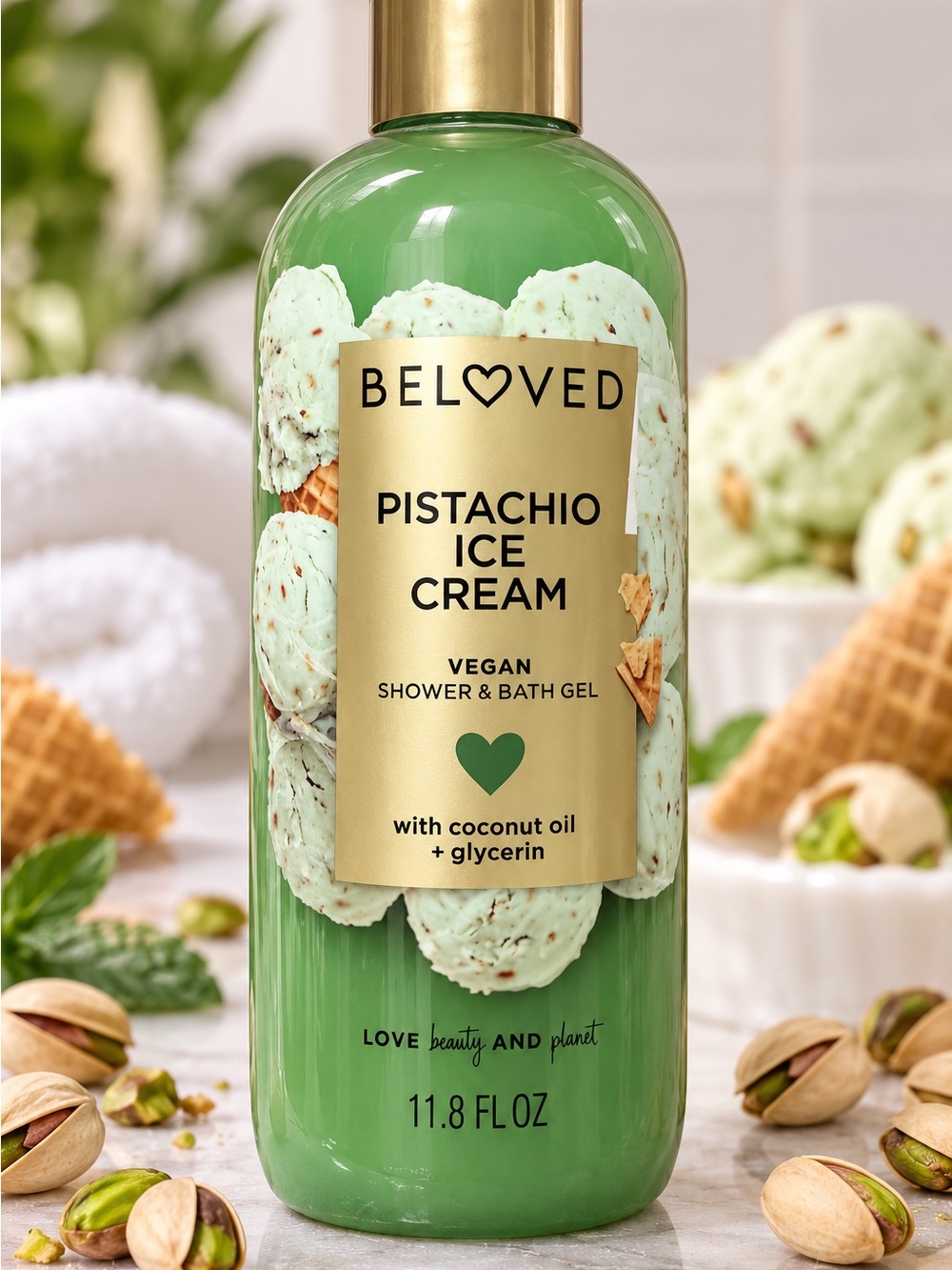 Beloved Pistachio Ice Cream Body Wash